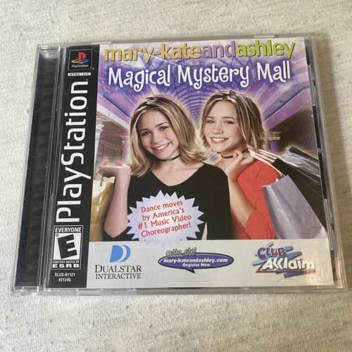 Mary-Kate And Ashley Magical Mystery Mall - PS1 complete CIB with manual
