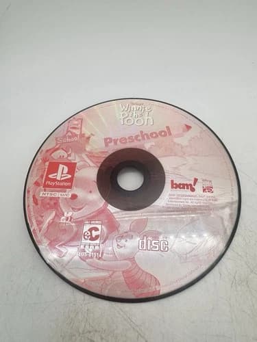 Disney's Winnie the Pooh Preschool (Sony PS1) DISC ONLY Tested NO TRACKING