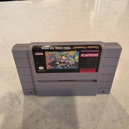 Chester Cheetah Too Cool To Fool (Super Nintendo, SNES 1992) Authentic SNES