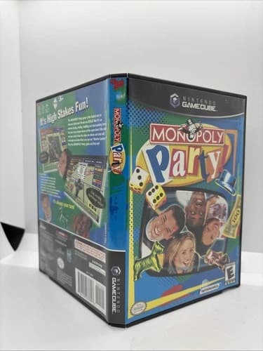 Monopoly Party (Nintendo GameCube, 2002) CIB Tested & Working