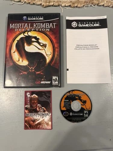 Mortal Kombat: Deception (Nintendo GameCube, 2005) Tested Working