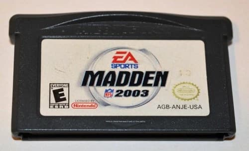 MADDEN NFL 2003 NINTENDO GAMEBOY ADVANCE SP GBA