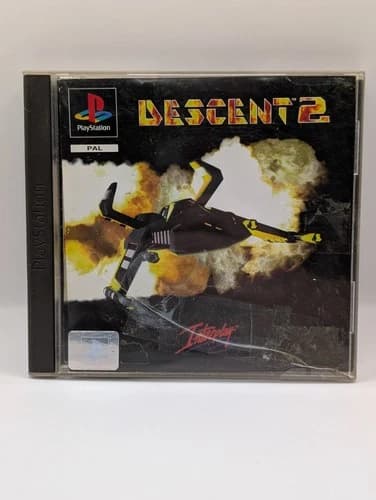 Descent 2 - Sony Playstation 1 - PS1 - Boxed with Manual Tested Working