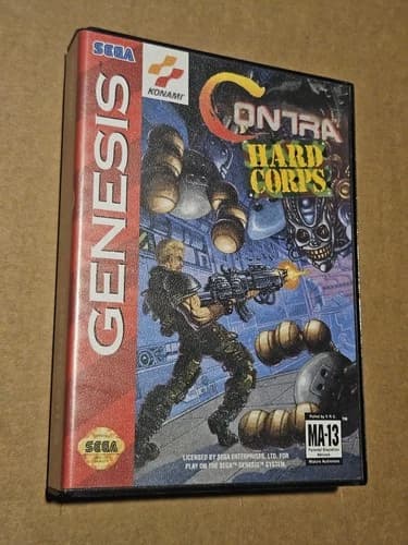 Contra Hard Corps Sega Genesis 1993 CIB