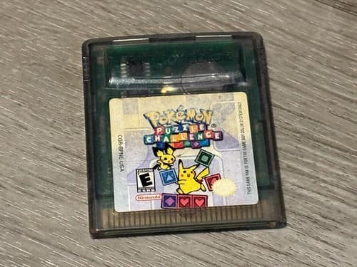 Pokemon Puzzle Challenge Nintendo Game Boy Color Cleaned & Tested Authentic