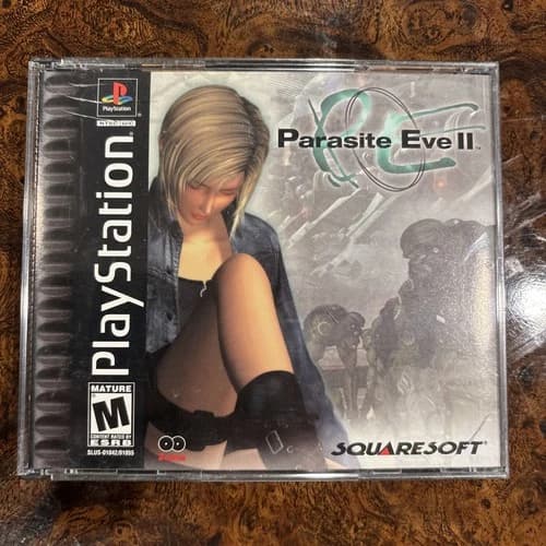 PS1 PLAYSTATION 1 PARASITE EVE II 2 CIB COMPLETE