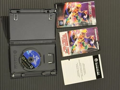 Nintendo F-Zero GX Black Label GameCube Video Game Complete, Tested