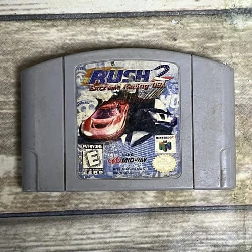 Rush 2: Extreme Racing USA (Nintendo 64 N64, 1998) *Cart Only* Authentic Tested!