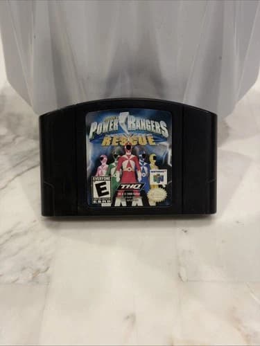 Power Rangers Lightspeed Rescue N64 Authentic Tested Cartridge Only