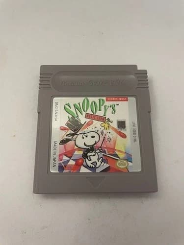 Snoopy's Magic Show (Nintendo GameBoy, 1991) Cleaned Tested