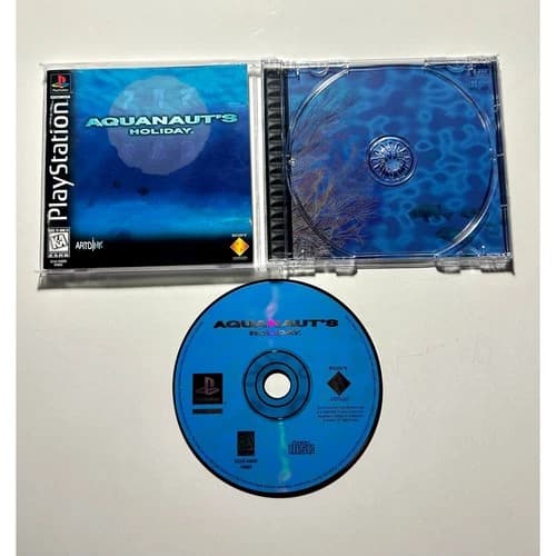 Aquanaut's Holiday (PS1 PlayStation 1)works Complete CIB🔥Nice!