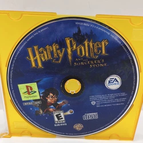 Harry Potter and the Sorcerer's Stone (Sony PlayStation 1, 2001) Tested PS1