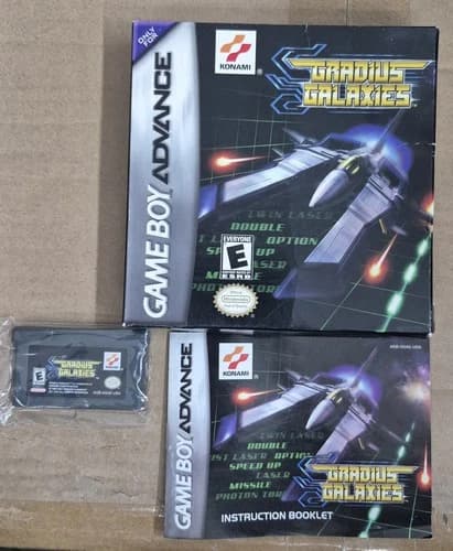 Gradius Galaxies (Nintendo Game Boy Advance GBA) Complete - Tested - Authentic