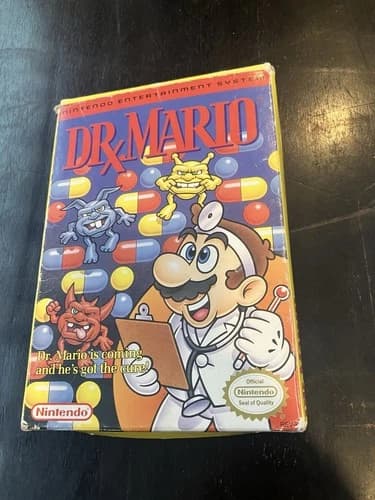 Dr. Mario (Nintendo NES, 1990) CIB Tested Working