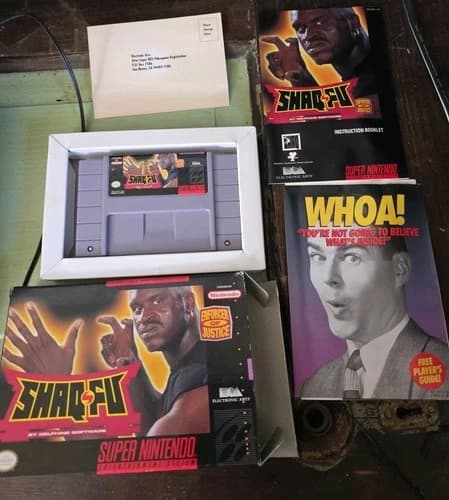 shaq fu snes Complete Tested