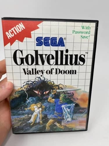 Golvellius: Valley of Doom (Sega Master, 1988) CIB Complete Tested Authentic