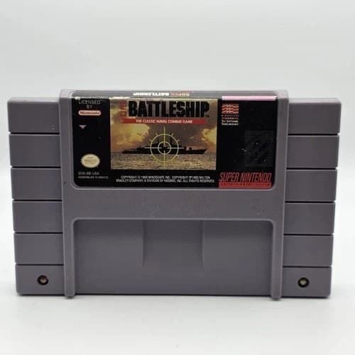 Super Battleship SNES Game Cartridge Nintendo Super Nintendo - Good Pre - owned