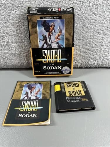 Sword of Sodan Sega Genesis CIB Complete in Box
