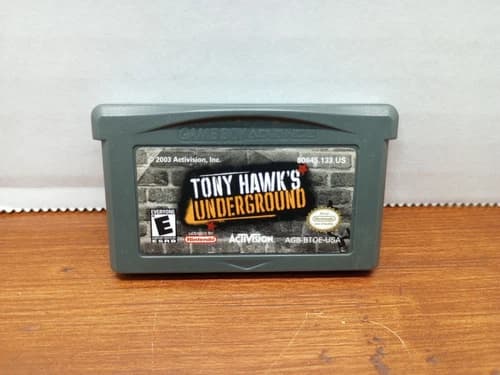Tony Hawk's Underground (Nintendo Game Boy Advance, 2003) GBA Authentic Tested