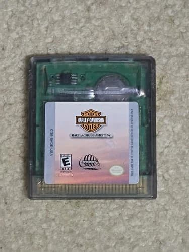 Harley Davidson Race Across America Game Boy Color Game 1998 CART ONLY