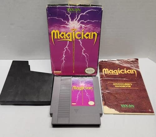 Magician (Nintendo Entertainment System, 1991) CIB Game And Manual