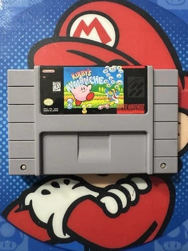 Kirby's Avalanche Super Nintendo SNES Authentic Tested And Working Cart Only