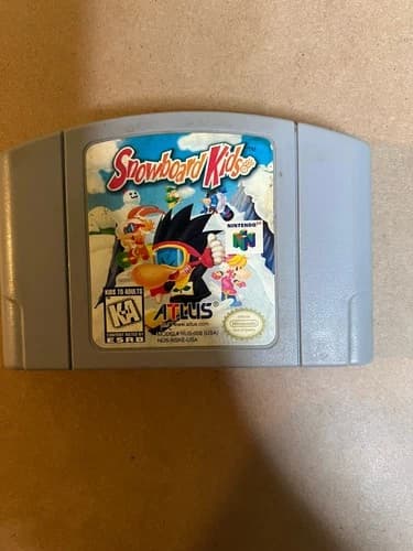 ATLUS Snowboard Kids Nintendo 64 N64 Sports Snowboarding Cartridge