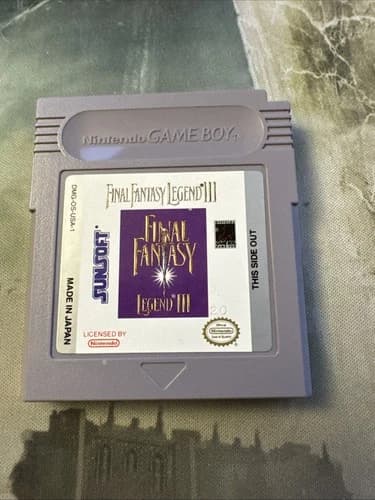 Final Fantasy Legend III Nintendo Game Boy Authentic Cartridge Tested