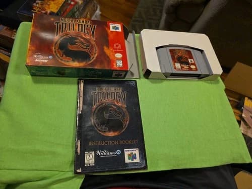Mortal Kombat Trilogy Nintendo 64 N64 CIB Complete In Box Authentic ￼ Nice
