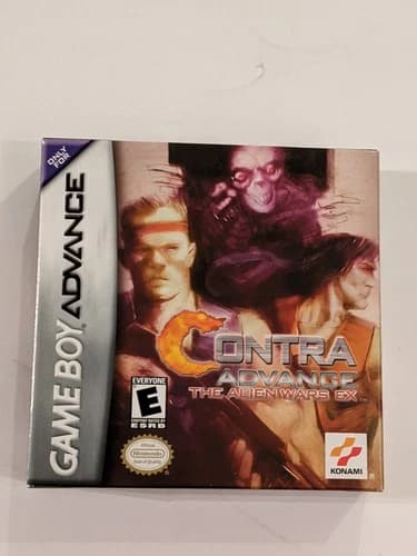 Contra Advance: The Alien Wars EX (Nintendo Game Boy Advance) -- GBA -- Konami