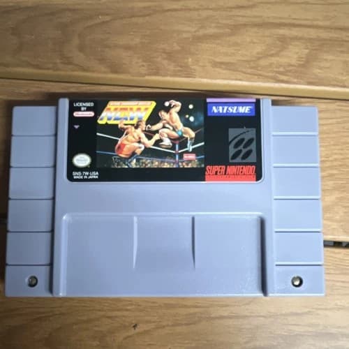 Natsume Championship Wrestling Super Nintendo SNES Sports Wrestling NTSC-U/C