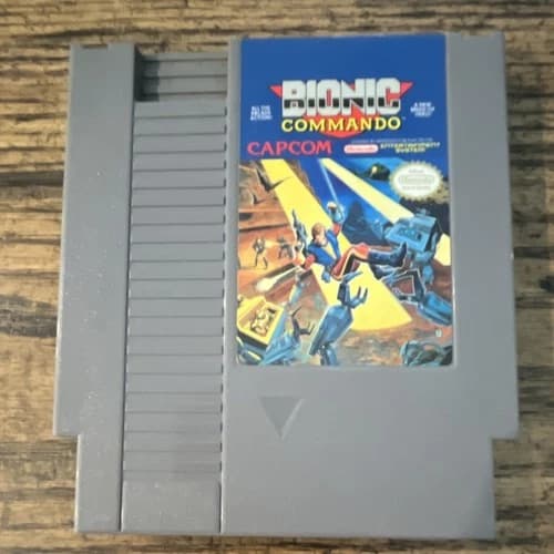Capcom Bionic Commando Nintendo NES Game Cartridge NTSC-U/C US/Canada