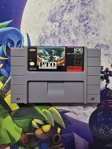 🔥P.T.O.: Pacific Theater of Operations Super Nintendo Entertainment System 1993
