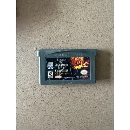 The Nightmare Before Christmas: The Pumpkin King GameBoy Advance GBA Authentic