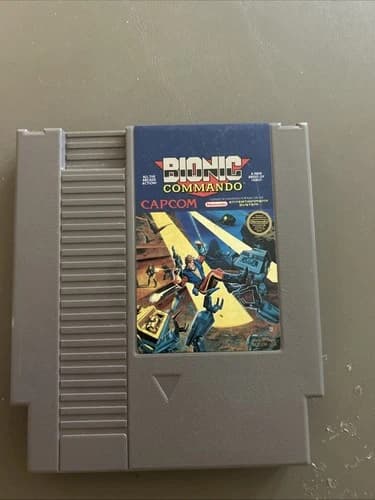 Bionic Commando (Nintendo Entertainment System, 1988) Tested And working