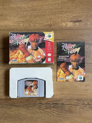 Fighters Destiny (Nintendo 64) Complete CIB Manual Cartridge Box Authentic N64!