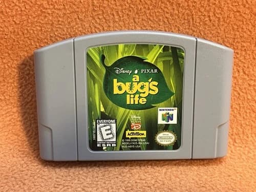 A Bug's Life Disney Pixar Nintendo 64 N64 Original Authentic Game Tested!