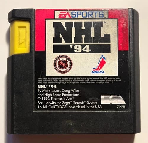 SEGA GENESIS - NHL 94 - Game Cartridge ONLY