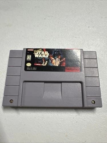 SNES 90s Super Star Wars Vintage Game Cartridge Only- Super NES Tested!
