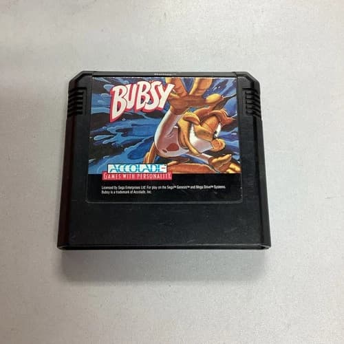 Sega Genesis - Bubsy in Claws Encounters of the Furred Kind - Tested Video Game