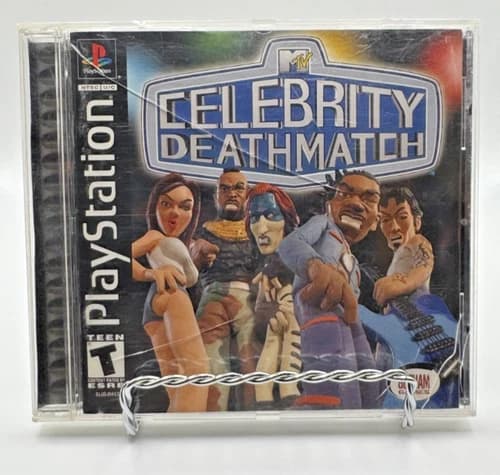 PS1 MTV Celebrity Deathmatch (Sony PlayStation 1, 2003) CIB Tested