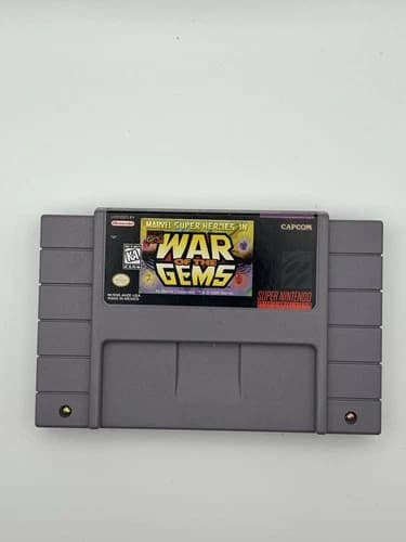 Marvel Super Heroes in War of the Gems SNES Super Nintendo - Cartridge Only