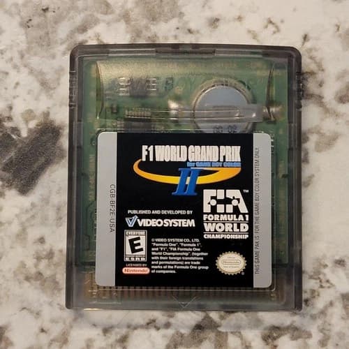 F1 World Grand Prix II 2 (Nintendo GameBoy Color, 2000) Cartridge Only Tested