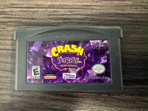 Crash Bandicoot Purple Ripto’s Rampage Game Boy Advance (GBA) • Cartridge Only