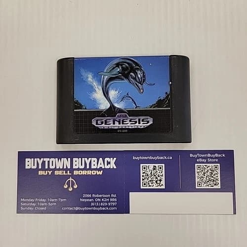 Ecco the Dolphin (Sega Genesis, 1992) Cartridge Only