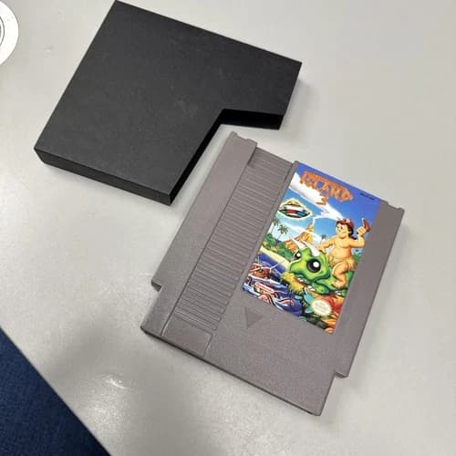 Adventure Island 3 (Nintendo NES, 1992) Authentic. GREAT LABELS!!!