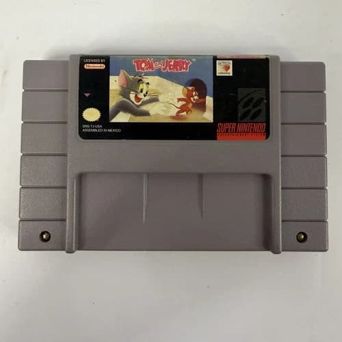 Tom & Jerry Super Nintendo Entertainment System SNES Cleaned Tested