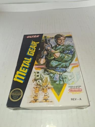 Ultra Games Metal Gear Nintendo NES Action Adventure 1988 In Box W Manual