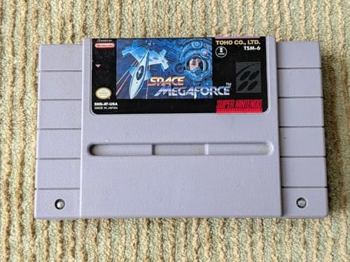 Space Megaforce Super Nintendo SNES Cartridge Only Tested Working