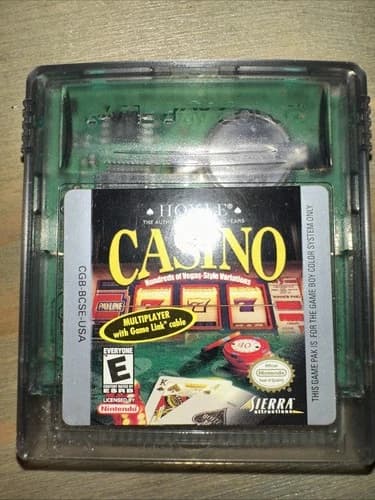 Hoyle Casino (Nintendo Game Boy Color Cartridge, 2000) Tested Working